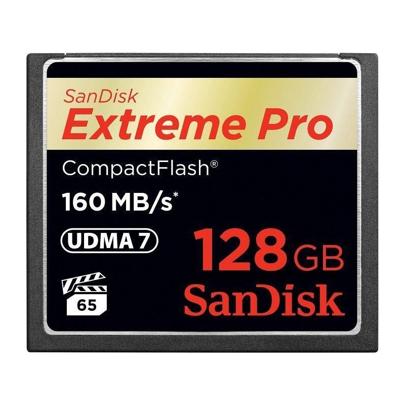 SanDisk 128GB Extreme Pro CF 160MB/s CompactFlash COMPACT FLASH CARD