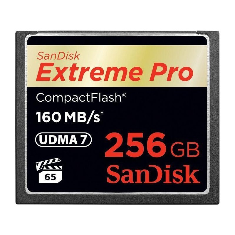 SanDisk Extreme PRO 256GB CompactFlash SANDISK EXTREME PRO CF 256GB