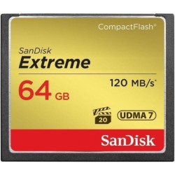 SanDisk CF Extreme 64GB CompactFlash SanDisk Extreme CF 120MB/s 85M