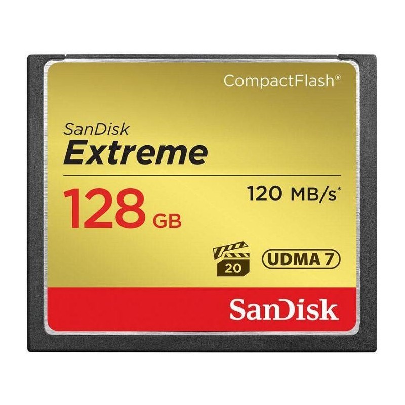 SanDisk CF Extreme 128GB CompactFlash CF CARD 128GB EXTREMECF Extre