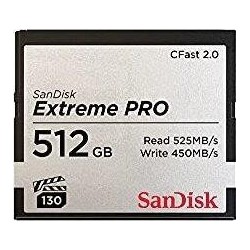 SanDisk Extreme Pro 512 GB CFast 20 SanDisk Extreme PRO CFAST 20 5