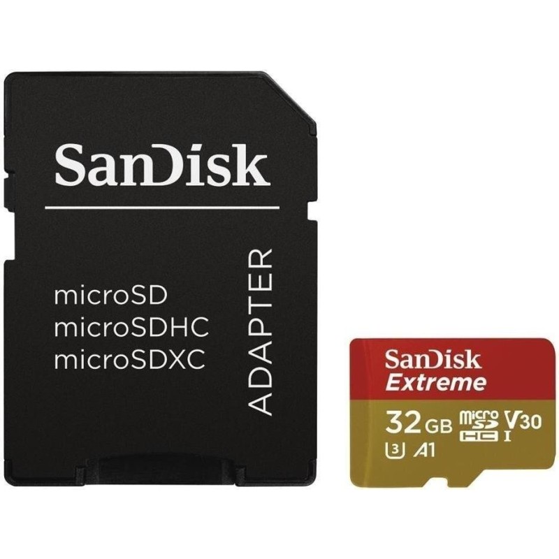 SanDisk Extreme 32 GB MicroSDHC UHS-I Classe 10 SANDISK EXTREME MICR