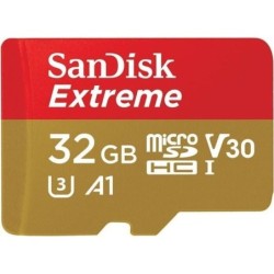 Sandisk Extreme R100/W60 MicroSDHC 32GB UHS-I U3 A1 Classe 10