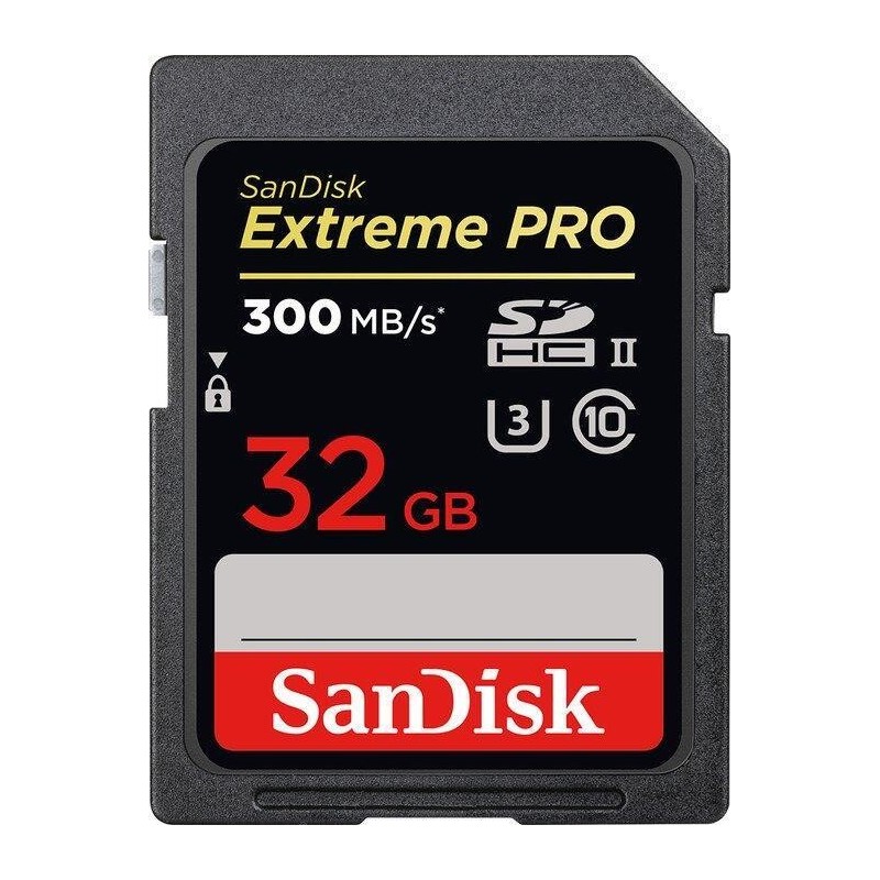 SanDisk Extreme PRO 32 GB SDHC UHS-II Classe 10 SanDisk Extreme PRO