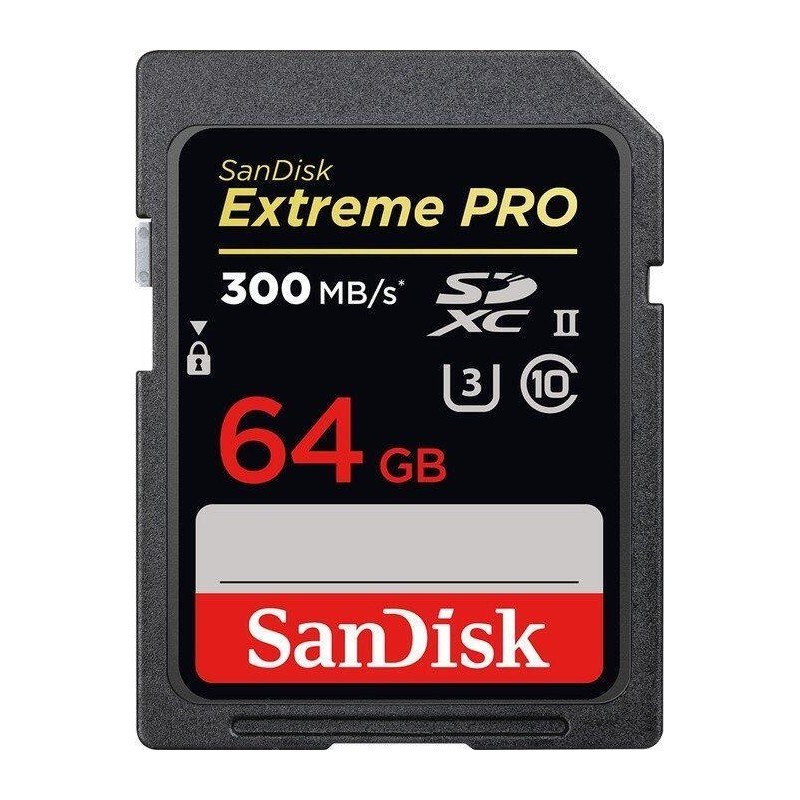 SanDisk Extreme PRO 64 GB SDXC UHS-II Classe 10 SanDisk Extreme Pro