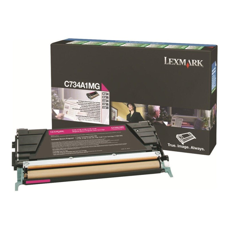 TONER LEXMARK MAGENTA C734A1MG