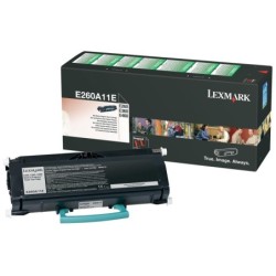 TONER LEXMARK E260A11E BK RETURN