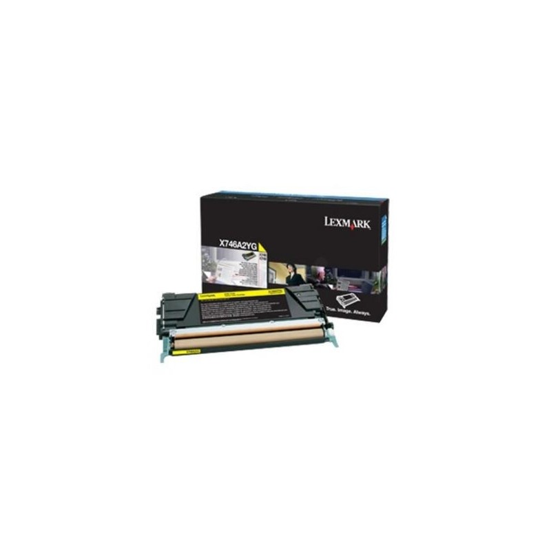 Lexmark X746A3 Y cartuccia toner 1 pz Originale Giallo (X746 X748 YEL