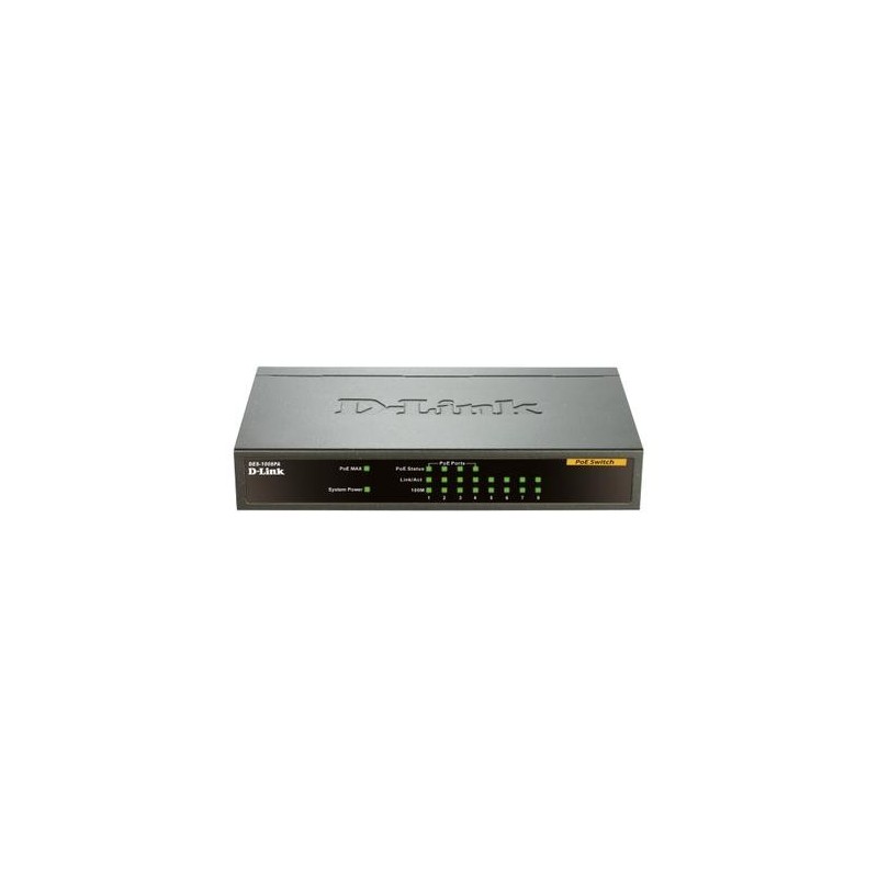 D-Link DES-1008PA switch di rete Non gestito Fast Ethernet 10/100 S