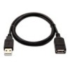 V7 1 metro 33 piedi USB M/F cavo estensione nero