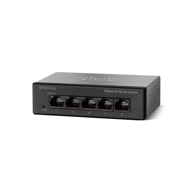 Cisco Small Business SF110D-05 Non gestito L2 Fast Ethernet [10/100] 