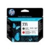 HP 771 PRINTHEAD MATTE BLACK + RED