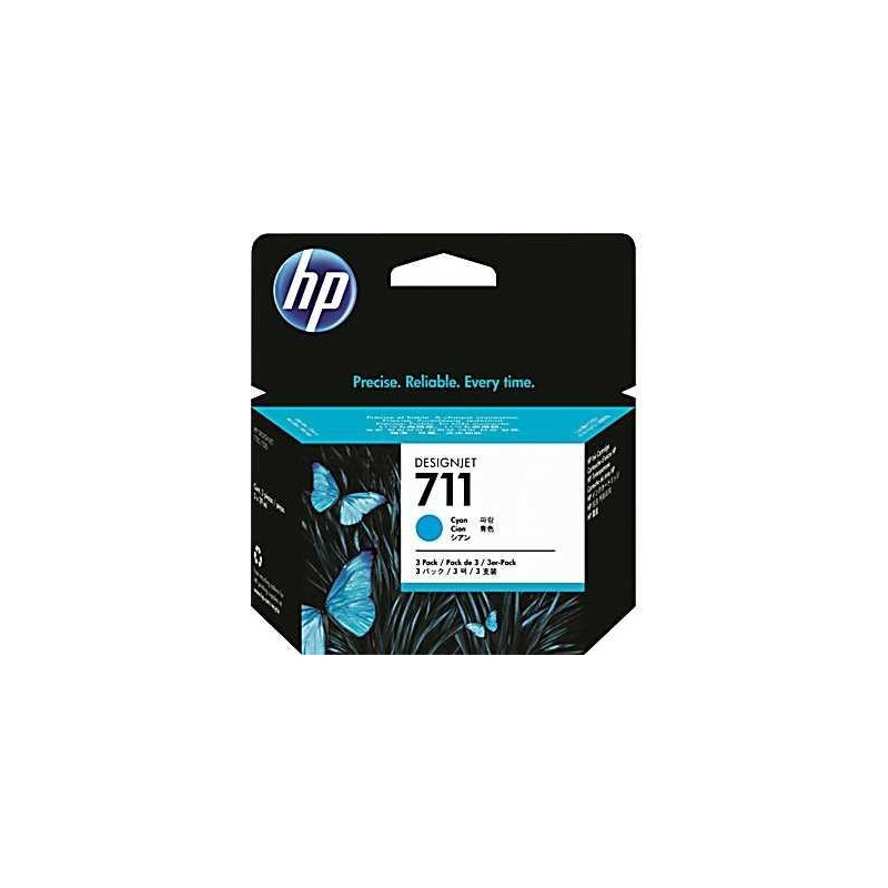 CARTUCCIA HP N 711 CIANO 3PZ 29ML