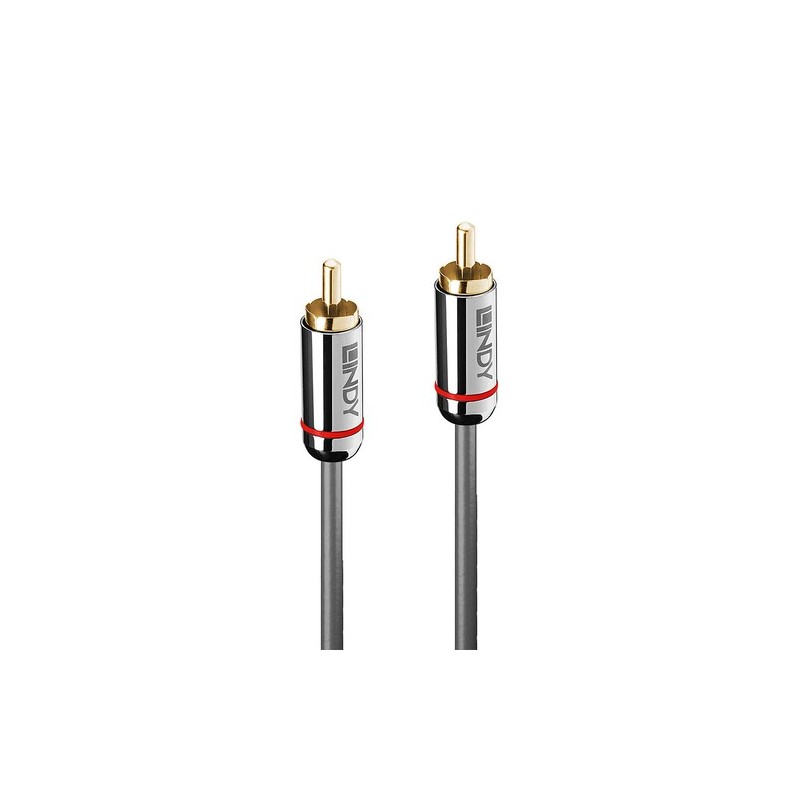 Lindy 35339 cavo audio 1 m RCA Antracite