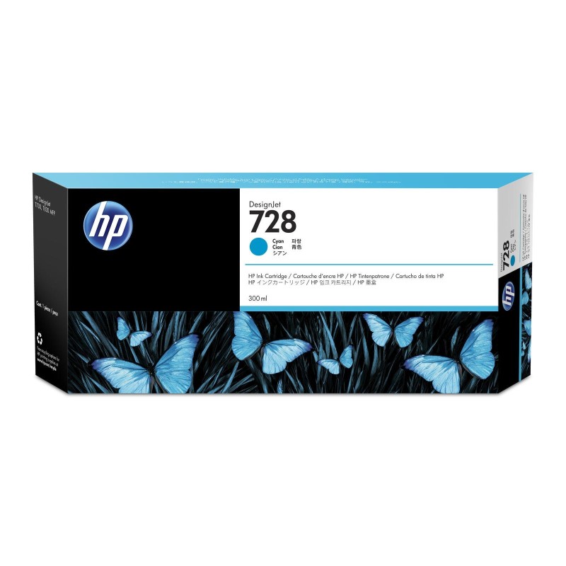 CARTUCCIA HP 728 CIANO 300ML