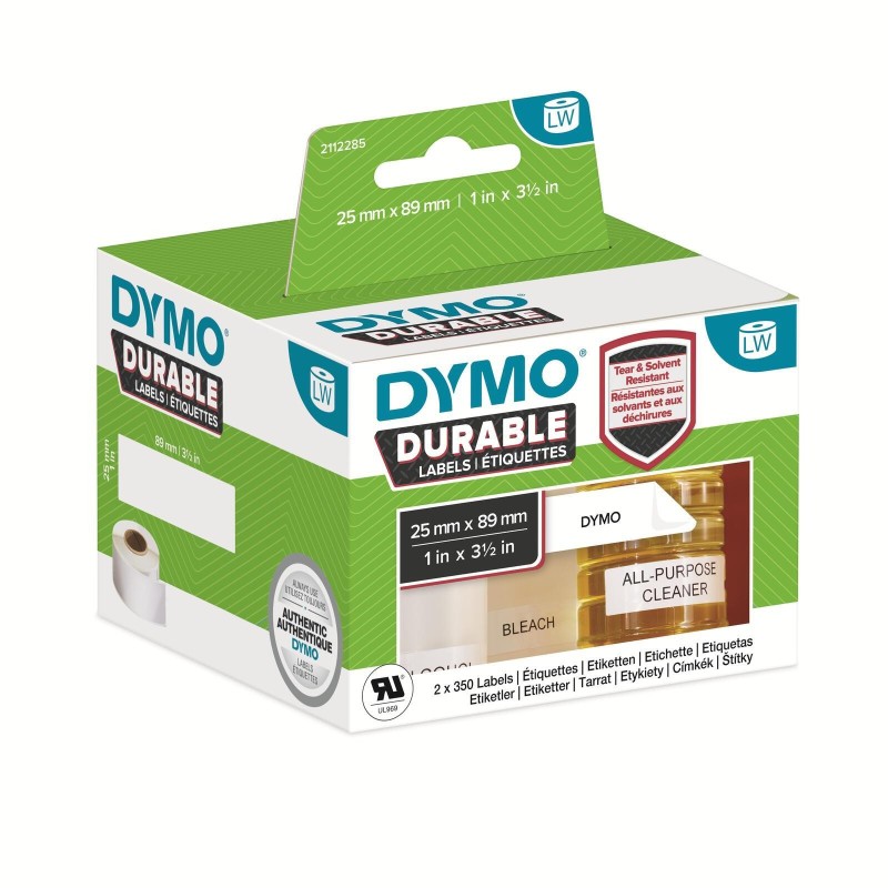 Dymoâ® Etichetta originale per etichetta ¢ 25mm x 89mm Weiã ade