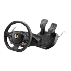 Thrustmaster T80 Ferrari 488 GTB Edition Nero Sterzo + Pedali Digital