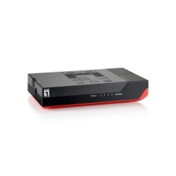 LevelOne GSW-0507 Non gestito Gigabit Ethernet 10/100/1000 Nero Ro