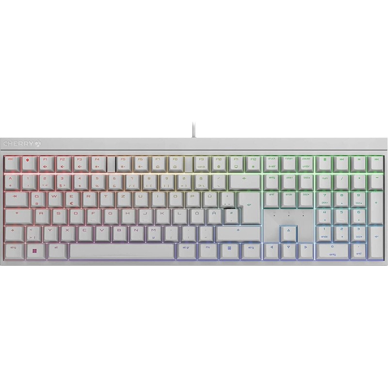 CHERRY MX 20S RGB KEYBOARD - CORDED MECHANICAL WHITE