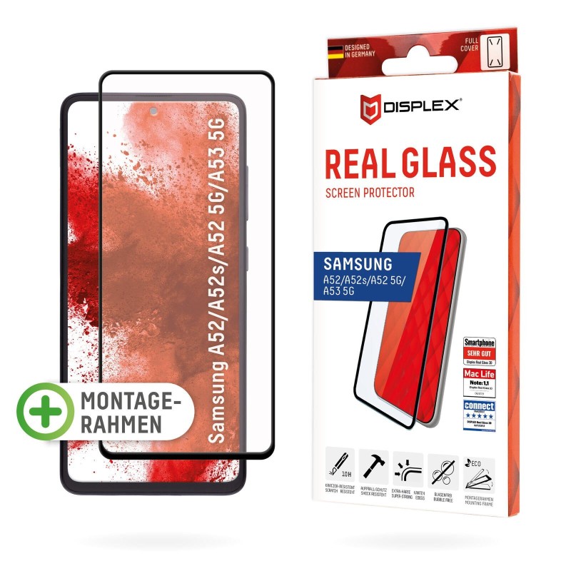 DISPLEX REAL GLASS FULL COVER - F/ SAMSUNG A52/A52S 5G/A53 5G