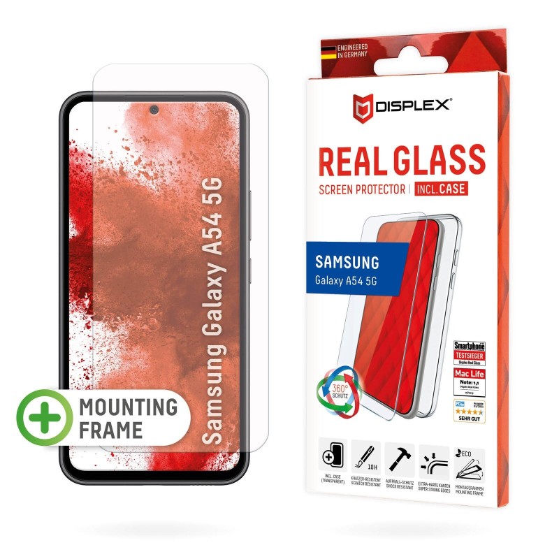 DISPLEX REAL GLASS + CASE - SAMSUNG GALAXY A54 5G