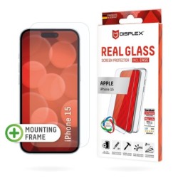 DISPLEX REAL GLASS + CASE IPHON - IPHONE 15