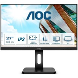 MONITOR AOC LED 27" Wide Q27P2Q IPS 2560x1440 4ms 300cd/mq 50000000