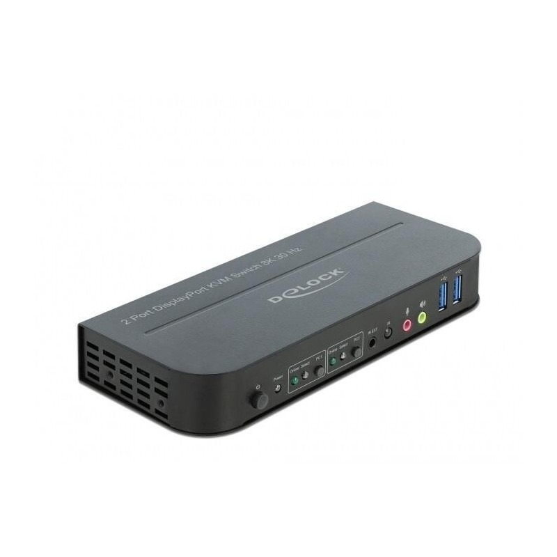 Delock DisplayPort 14 kVm switch con USB 30 e audio