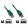 Cavo di rete in linea 1M Grün RJ-45 CAT5E UTP