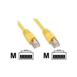 Cavo di rete in linea 3M giallo RJ-45 Cat5E UTP