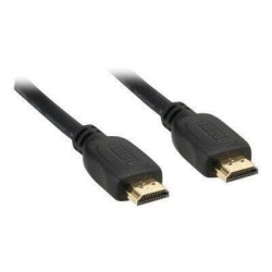 Cavo HDMI in linea 10 m contatti dorati nero