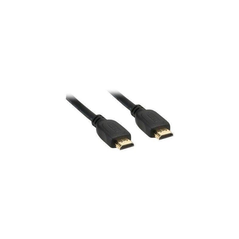 Cavo HDMI in linea 10 m contatti dorati nero