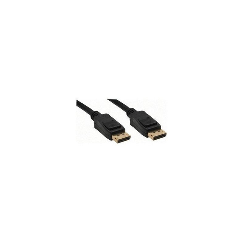 Displayport in linea Kabel 20 m contatti dorati nero