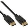 Cavo DisplayPort in linea 05 m contatti dorati nero