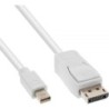 Mini DisplayPort in linea per Displayport Kabel 15 m contatti dorat