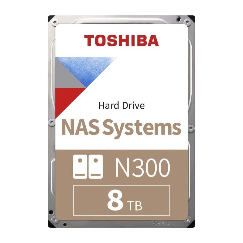 Toshiba N300 NAS 35" 8000 GB Serial ATA III