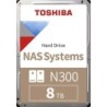 Toshiba N300 NAS 35" 8000 GB Serial ATA III