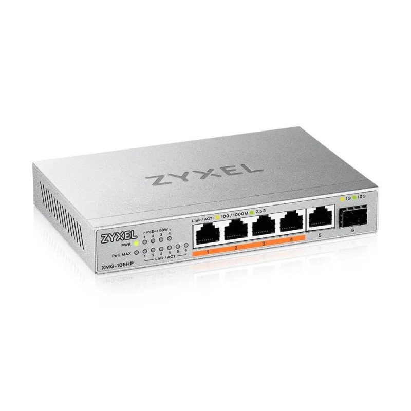 Zyxel Switch 6-Port MultiGig 5x 2.5G + 1x 10G SFP+ L2 (unmanaged 5x P