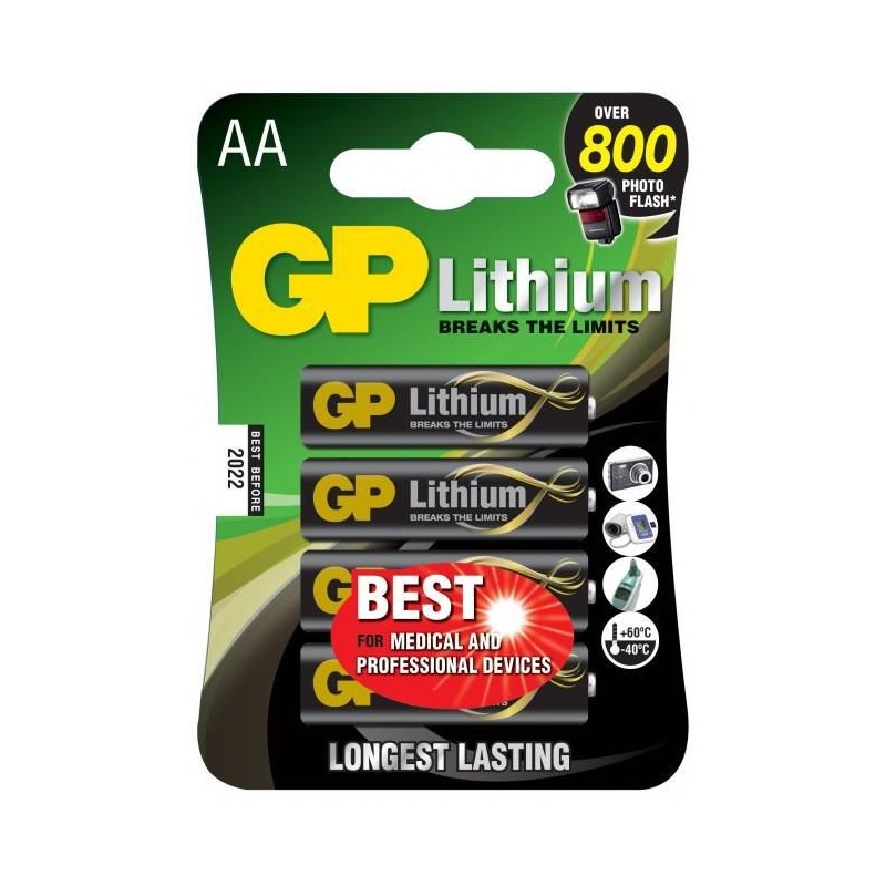 GP AA lithium battery 15V