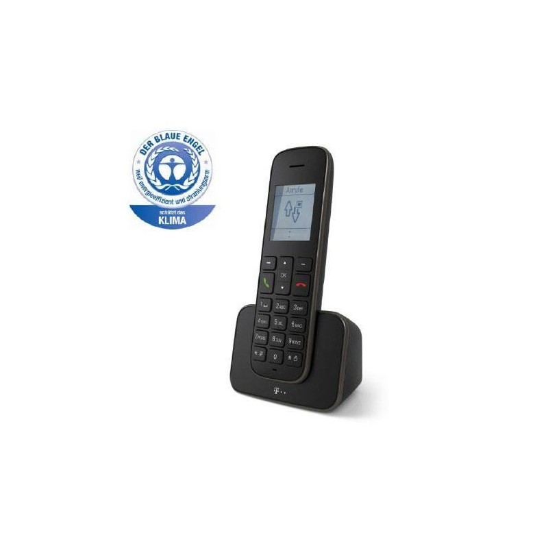 Telekom Sinus 207 Black telefono cordless analogo