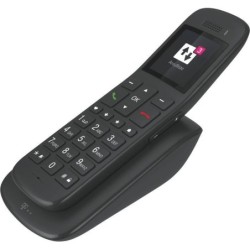 Telekom Sinus A32 Ebony con base e spento