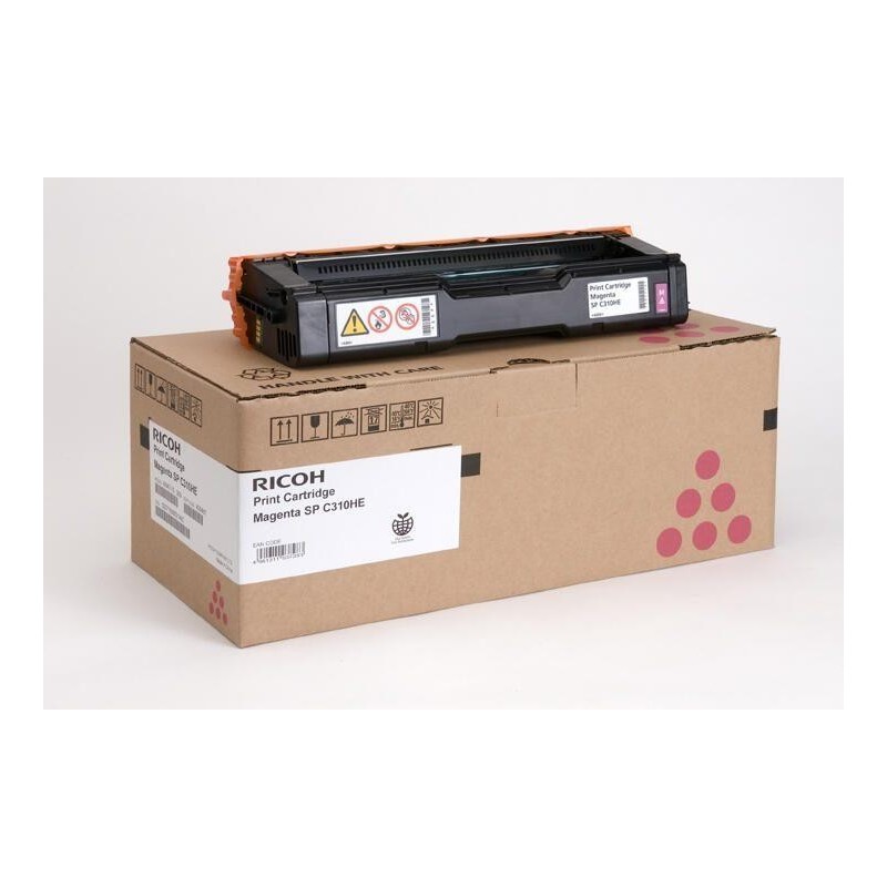 Ricoh 407640 cartuccia toner 1 pz Originale Magenta RICOH SPC310 MAG