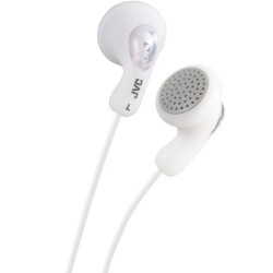 JVC HA-F14 Cuffie Cablato In-ear MUSICA Bianco (Gumy In Ear Wired Whi