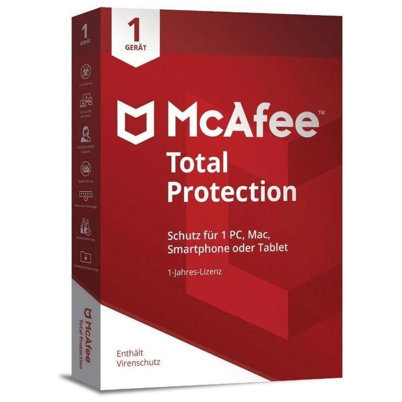 McAfee Total Protection 1 Utente ESD Download