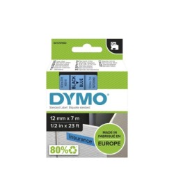 DYMO D1 - Standard Etichette - Nero su blu - 12mm x 7m Dymo 45016 D1