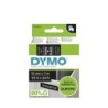 DYMO D1 - Standard Etichette - Bianco su nero - 12mm x 7m D1-TAPE 12