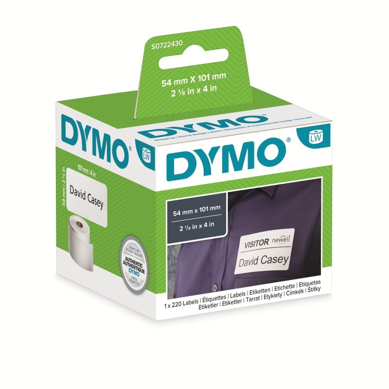 DYMO LW - Etichette di spedizione/badge nominativi - 54 x 101 mm - S0