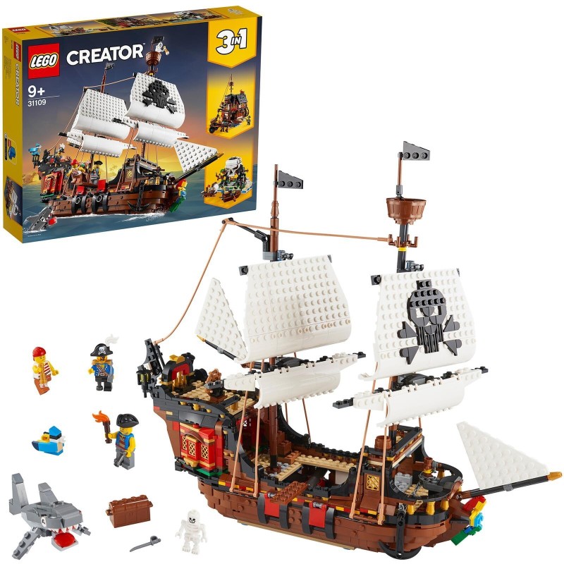 Creatore Legoâ® Ship pirata 31109