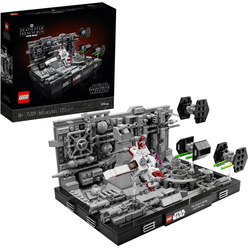 LEGOÂ® Star Wars Death Starâ¢ Trench Run Diorama 75329