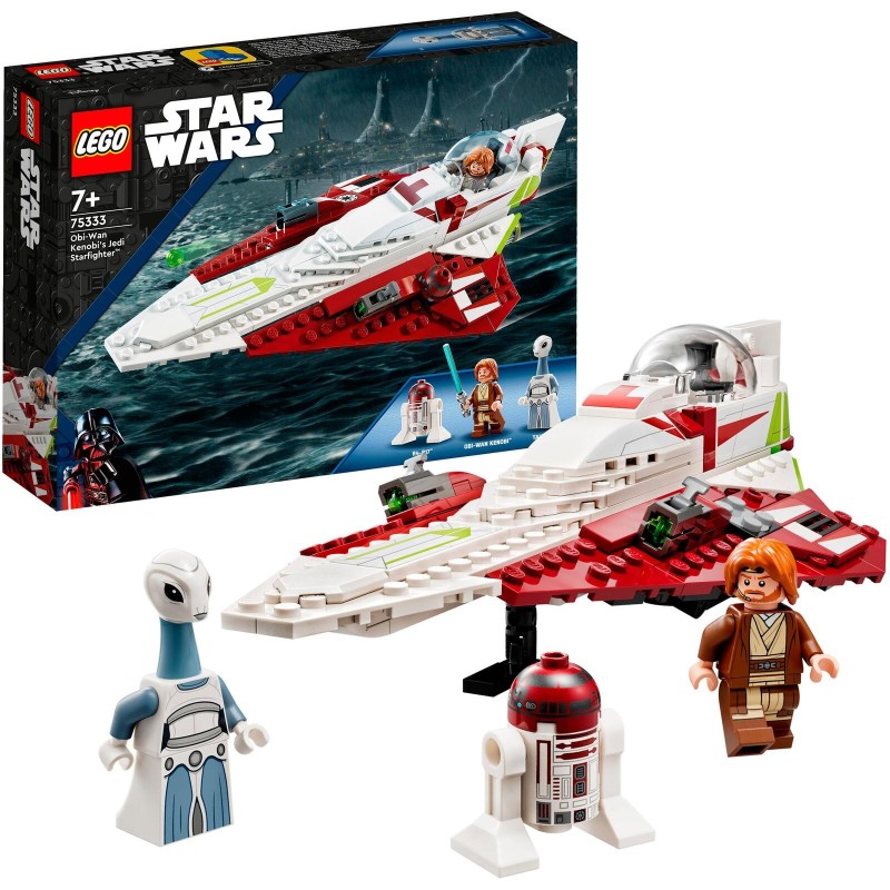 LEGOÂ® Star Wars Obi-Wan Kenobis Jedi Starfighterâ¢ 75333